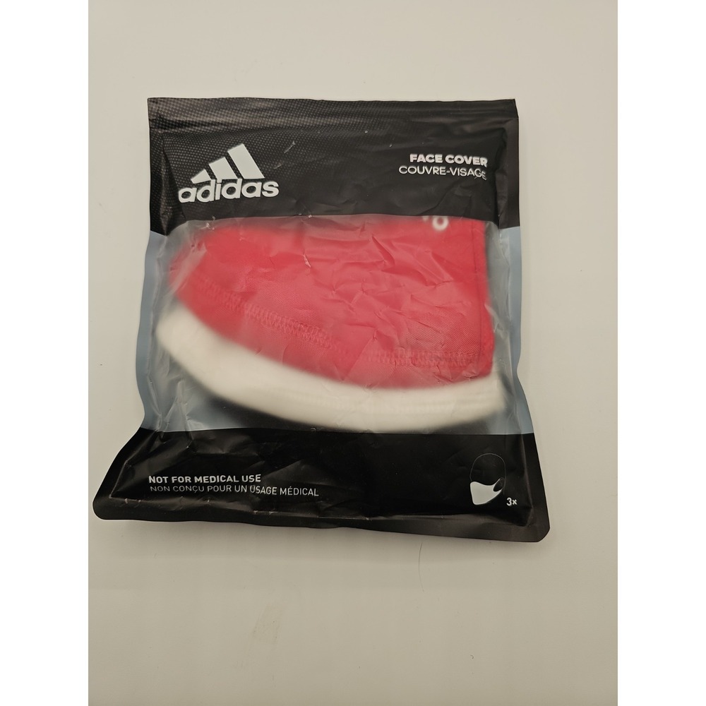 3-Pack Adidas Face Covers Facemasks Reusable Unisex - Size M/L